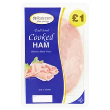 Delicatessen Fine Eating Traditional Cooked Ham 90g